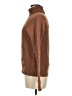 TRUTH BY REPUBLIC Chevron-herringbone Brown Turtleneck Sweater Size M - photo 5