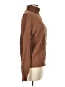 TRUTH BY REPUBLIC Chevron-herringbone Brown Turtleneck Sweater Size M - photo 4