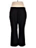 Lands' End Solid Black Active Pants Size 18 - photo 2