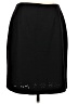 Ann Taylor Solid Black Wool Skirt Size 12 - photo 1