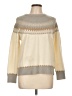 Fashion Union Chevron-herringbone Tan Pullover Sweater Size 10 - photo 1