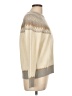 Fashion Union Chevron-herringbone Tan Pullover Sweater Size 10 - photo 4