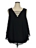 Worthington 100% Polyester Black Sleeveless Blouse Size 1X - photo 1