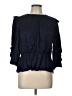 Express 100% Rayon Blue 3/4 Sleeve Blouse Size L - photo 1