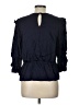 Express 100% Rayon Blue 3/4 Sleeve Blouse Size L - photo 2