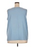Karen Scott 100% Polyester Blue Sleeveless Blouse Size 2X - photo 2