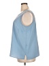 Karen Scott 100% Polyester Blue Sleeveless Blouse Size 2X - photo 5