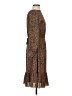 Talbots Animal Print Brown Casual Dress Size 4 Petite - photo 4