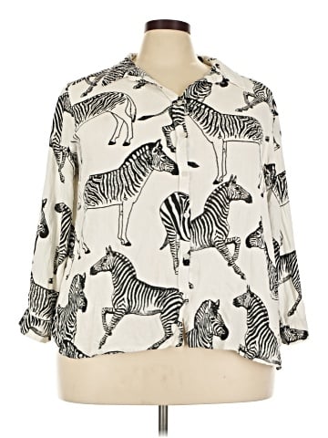 Jane and Delancey 3/4 Sleeve Blouse (view 1)