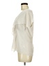 CAbi 100% Polyester Ivory Short Sleeve Blouse Size M - photo 5