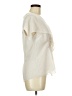 CAbi 100% Polyester Ivory Short Sleeve Blouse Size M - photo 4