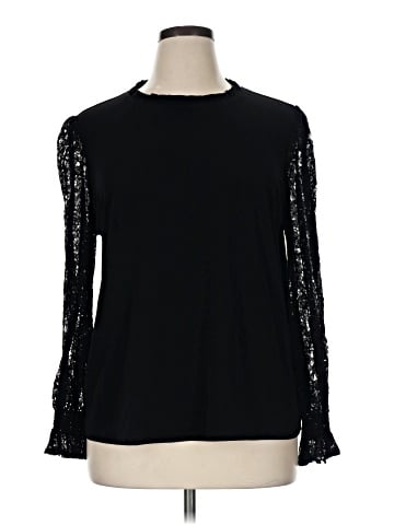 Adrianna Papell Long Sleeve Blouse (view 1)