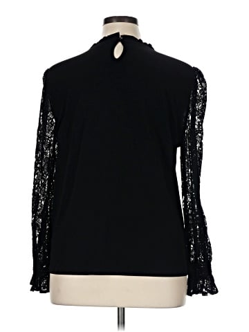 Adrianna Papell Long Sleeve Blouse (view 2)