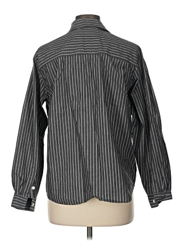 Karen Scott Long Sleeve Button-Down Shirt (view 2)