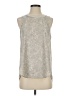 Athleta Silver Sleeveless T-Shirt Size S - photo 1