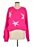 Kori America Stars Pink Pullover Sweater Size M - photo 1