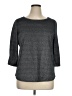 IZOD Gray 3/4 Sleeve Top Size XL - photo 1