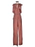 Eva Franco 100% Polyester Tweed Brown Jumpsuit Size XS - photo 2
