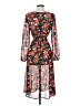 Leith 100% Polyester Print Red Cocktail Dress Size XS - photo 2