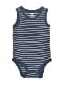 Carter's 100% Cotton Stripes Blue Short Sleeve Onesie 6-9 MO / 9 MO - photo 1