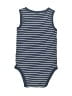 Carter's 100% Cotton Stripes Blue Short Sleeve Onesie 6-9 MO / 9 MO - photo 2