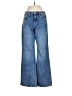 Forever 21 100% Cotton Hearts Blue Jeans Size 26 waist - photo 1