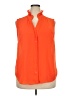 Ann Taylor 100% Polyester Orange Sleeveless Blouse Size XXL - photo 1