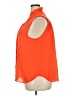 Ann Taylor 100% Polyester Orange Sleeveless Blouse Size XXL - photo 5