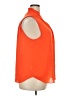 Ann Taylor 100% Polyester Orange Sleeveless Blouse Size XXL - photo 4