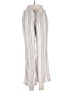 Per Se Stripes Silver Linen Pants Size M - photo 1