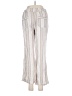 Per Se Stripes Silver Linen Pants Size M - photo 2