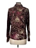 Anne Klein Animal Print Burgundy Cardigan Size L (estimated) - photo 2