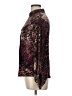 Anne Klein Animal Print Burgundy Cardigan Size L (estimated) - photo 5