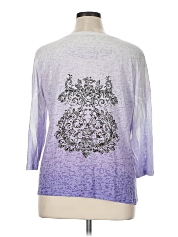 Zenergy by Chico's 3/4 Sleeve T-Shirt (view 2)