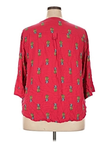 Torrid 3/4 Sleeve Blouse (view 2)