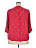 Torrid Red 3/4 Sleeve Blouse Size 2X Plus (2) - photo 2
