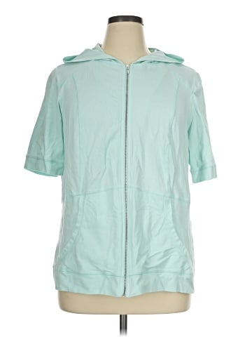 Weekends by Chico's Zip Up Hoodie (view 1)