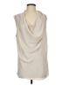 Theory 100% Polyester Ivory Sleeveless Blouse Size S - photo 1