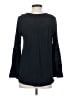 Free People 100% Polyester Black Long Sleeve Blouse Size XS - photo 2