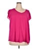 Torrid 100% Polyester Pink Short Sleeve Blouse Size 2X Plus (2) - photo 1
