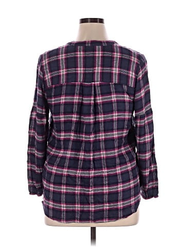 Lane Bryant 3/4 Sleeve Button-Down Shirt (view 2)