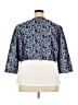 R&M Richards Print Blue Blazer Size 20 - photo 2