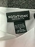 Notations 100% Polyester White Sleeveless Blouse Size M - photo 7