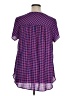 Torrid 100% Polyester Purple Short Sleeve Blouse Size 1X Plus (1) - photo 2
