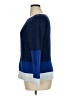 Liz Claiborne 100% Cotton Color Block Blue Pullover Sweater Size XL - photo 5