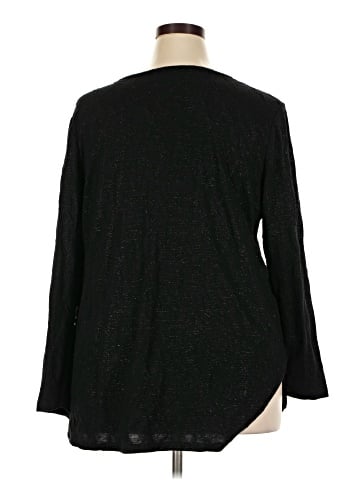Simply Vera Vera Wang 3/4 Sleeve Top (view 2)