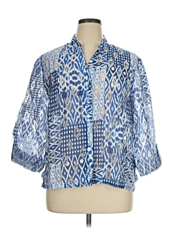 Ruby Rd. 3/4 Sleeve Blouse (view 1)