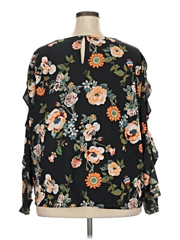 Ava & Viv 3/4 Sleeve Blouse (view 2)