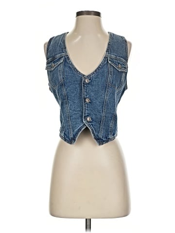 American Eagle Outfitters Denim Vest (view 1)