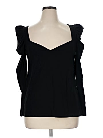 ELOQUII 3/4 Sleeve T-Shirt (view 1)
